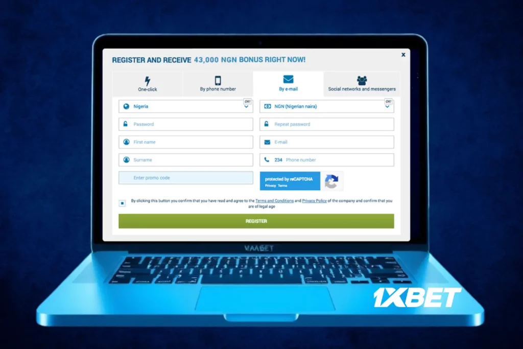 Wie funktioniert die 1xbet Account Registration?